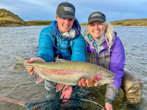 Admire your own Alaska rainbow trout by booking your trip today!